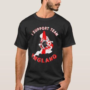Jersey, ik steun Engelstalige Team Sports, Footbal T-shirt