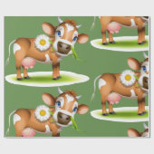 Jersey Koe Cadeaupapier (Vlak)