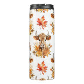 Jersey Koe Fall Leaves Thermosbeker (Achterkant)