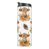 Jersey Koe Fall Leaves Thermosbeker (Geroteerd rechts)