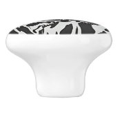 Jersey Koe keramische knop (Zijkant)