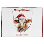Jersey Koe "Moory Christmas" Groot Cadeauzakje (Achterkant)
