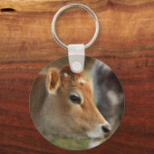 Jersey Koe Sleutelhanger (Voorkant)