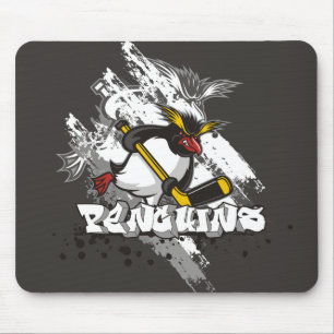 Jersey Penguins Graffiti Muismat