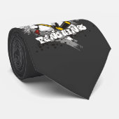 Jersey Penguins Graffiti Stropdas (Opgerold)