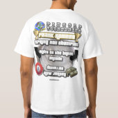 Jersey Pinball Association PinGolf T-shirt (Achterkant)