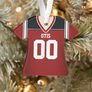 Jersey (rood/zwart/wit) ornament