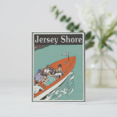Jersey Shore Boat Ride,  stijl Briefkaart (Staand voorkant)