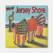 Jersey Shore Exercise Class Magneet (Voorkant)