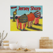 Jersey Shore Exercise Class Poster (Keuken)