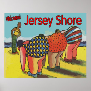  Jersey Shore Exercise Class Poster