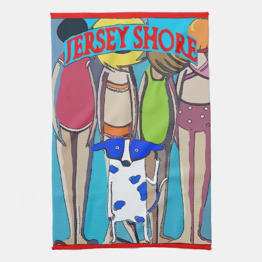 Jersey Shore strand Towels Theedoek (Verticaal)