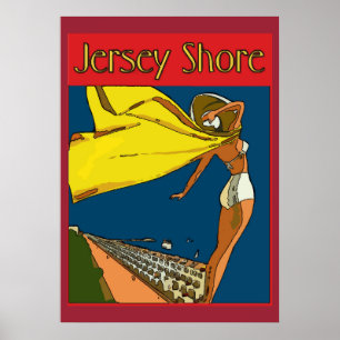 Jersey Shore Style Poster
