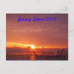 Jersey Shore Sunrise Briefkaart