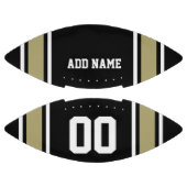 Jersey Stripes Black|Gold Specialized American Football (Panelen)