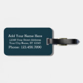 Jersey Stripes Name Bagagelabel (Achterkant horizontaal)