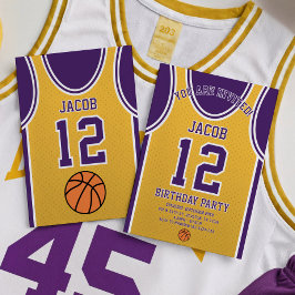 Jersey Style Design verjaardagsuitnodiging Kaart