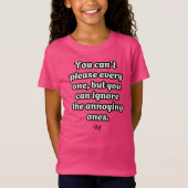 Jersey T-Shirt : Can't Please Every One (magenta) (Devant)