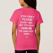 Jersey T-Shirt : Can't Please Every One (magenta) (Dos)