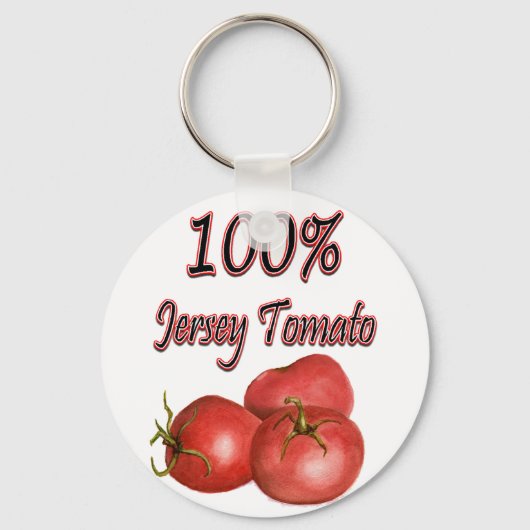 Jersey Tomaten 100% Sleutelhanger (Voorkant)