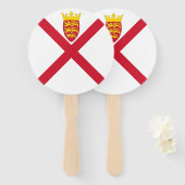 Jersey Vlag Handwaaier (Voorkant en achterkant)