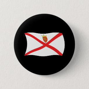 Jersey Vlag Knop Ronde Button 5,7 Cm