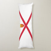 Jersey Vlag Lichaamskussen (Achterkant (Verticaal))