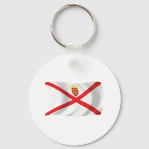 Jersey Vlag Sleutelhanger