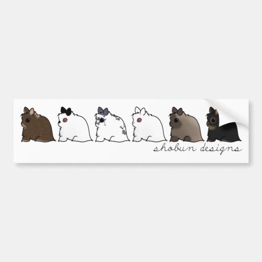 Jersey Wooly Groep Bumpersticker (Voorkant)