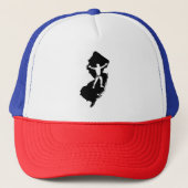 Jersey Wrestling Trucker Hat Pet (Voorkant)