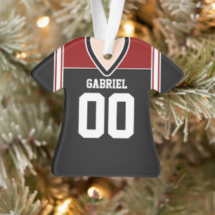 Jersey (zwart/wit/rood) ornament