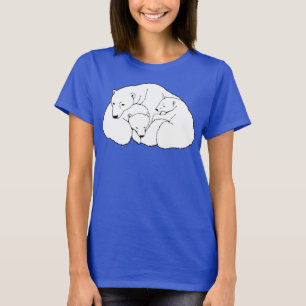 Jerseys de T-shirts d'art d'ours de chemise de
