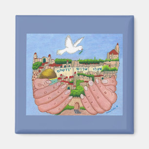 Jerusalem Art Magnet Magneet