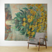 Jerusalem Artichoke Flowers - Claude Monet Wandkleed (In Situ (horizontaal))