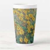 Jerusalem Artichoke Flowers door Claude Monet Latte Mok (Voorkant)
