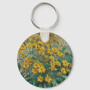 Jerusalem Artichoke Flowers door Claude Monet Sleutelhanger