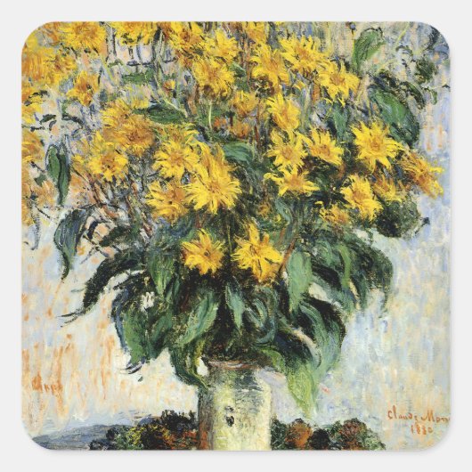 Jerusalem Artichokes Vierkante Sticker (Voorkant)