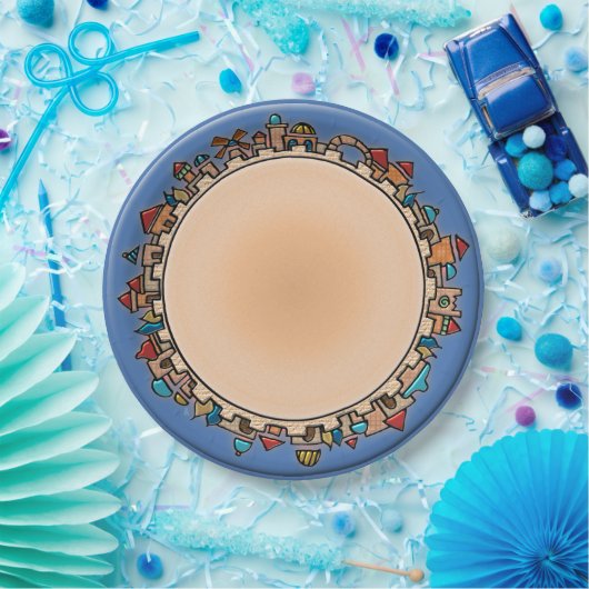 Jerusalem At Last Papieren Bordje (Feest)