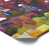 Jerusalem bij nacht poster (Hoek)