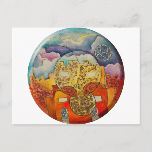 Jerusalem Briefkaart (Voorkant)