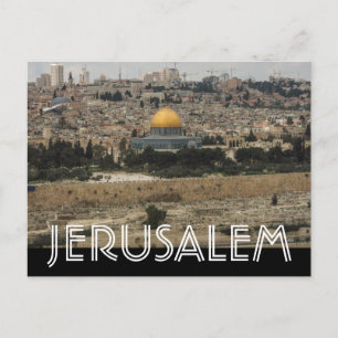 Jerusalem Briefkaart