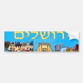 Jerusalem Bumpersticker (Voorkant)