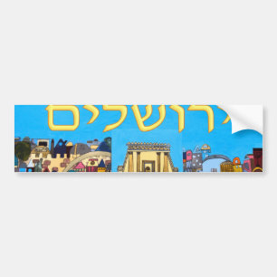 Jerusalem Bumpersticker