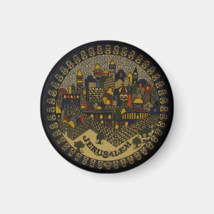Jerusalem Ceramic Magnet Magneet