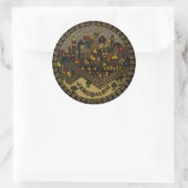Jerusalem Ceramic Ronde Sticker (Tas)