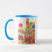 Jerusalem City Colorful Art Mok (Links)