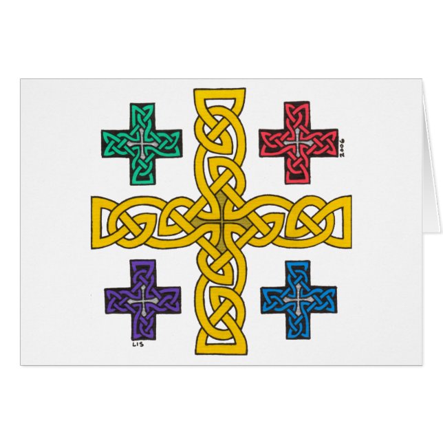 Jerusalem Cross-card (Voorkant Horizontaal)
