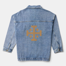 Jerusalem Cross Denim Jacket