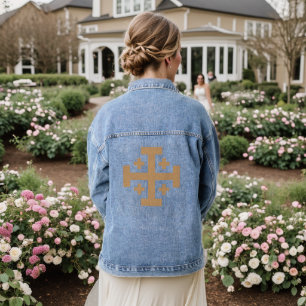 Jerusalem Cross Denim Jacket