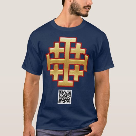 JERUSALEM CROSS T-SHIRT (Voorkant)